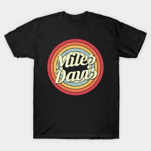 Miles Proud Name Retro Rainbow Tribute T-Shirt